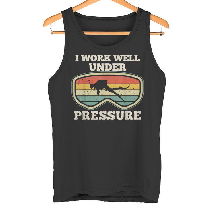 Ich Arbeite Gut Unter Druck I Work Well Under Pressure Tank Top