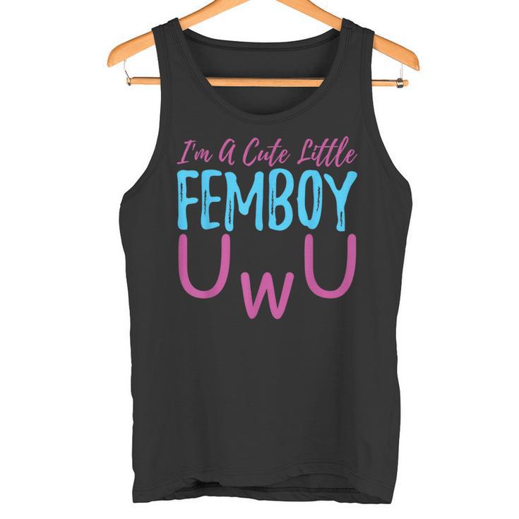 Ich Bin Ein Netter Kleiner Femboy Uwu Crossdressing Crossdresser Tank Top