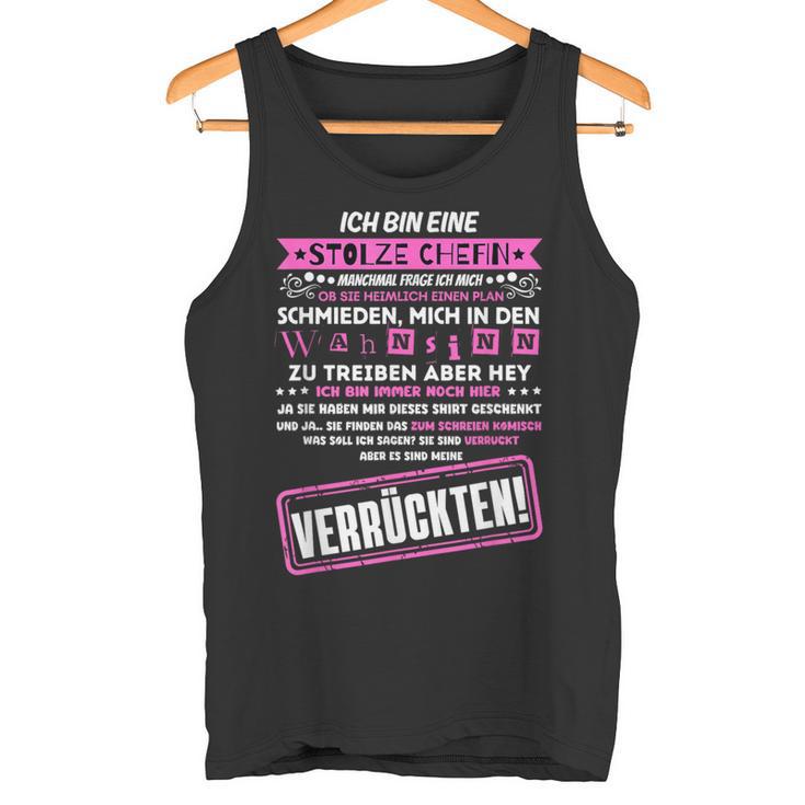 Ich Bin Eine Stolze Chefinon Einer Truppeerrückter Tank Top