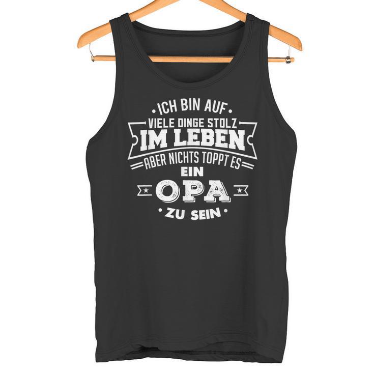 Ich Bin Stolz Grandpa Zu Sein Grandfather Tank Top