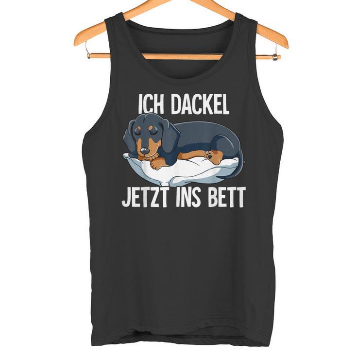 Ich Dachshund Jetzt Ins Bett Tank Top