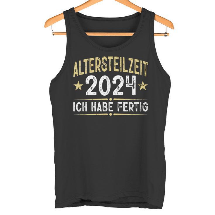 Ich Habe Fertig Rente Retirement Tank Top