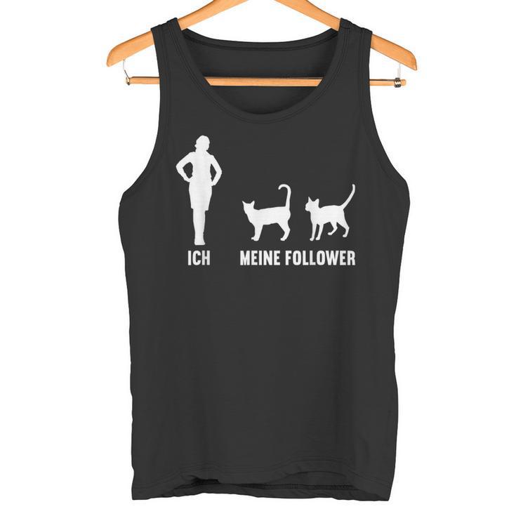 Ich Und Meine Follower Cat Kitten Cat Tank Top