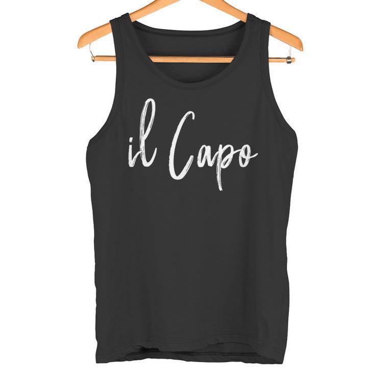 Il Capo Italian The Boss Tank Top