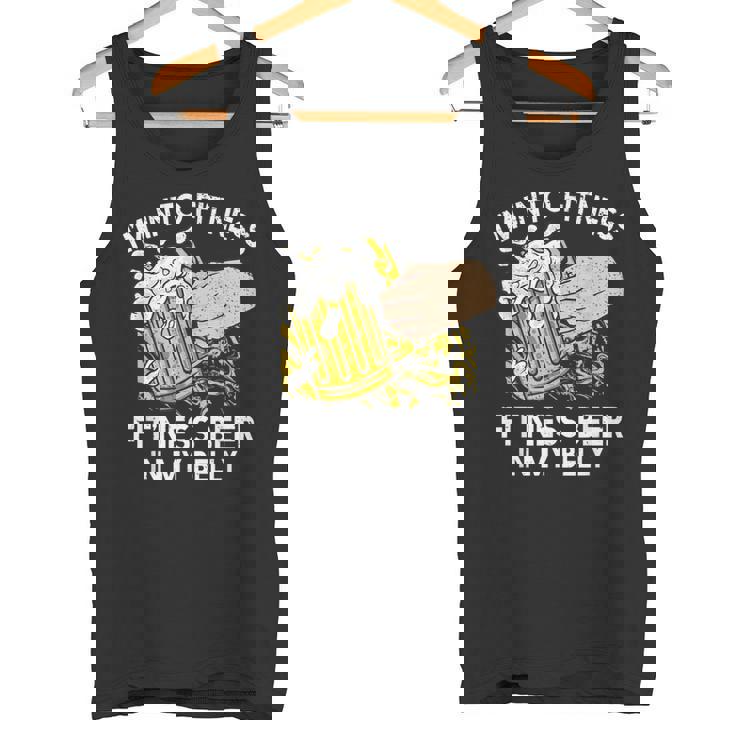 I'm Into Fitness Fit'Ness Beer In My Belly Fitness Tank Top