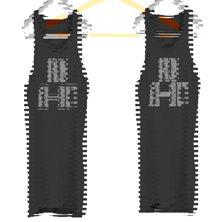 Iron Addict Gym Fitness Levantamiento De Pesas Bodybuilder Camiseta sin mangas