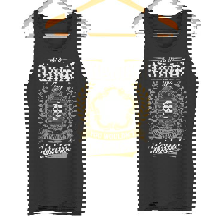 It's An Ohanian Thing You Wouldn't Understand Personalized Last Name Ohanian Family Crest Coat Of Arm Tank Top