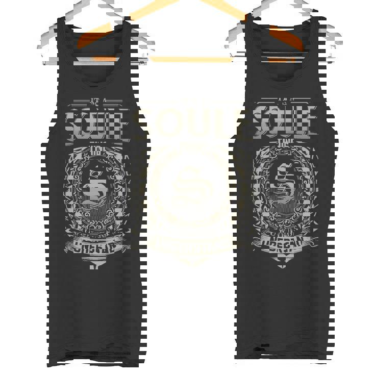 It's A Soule Thing You Wouldn't Understand Tank Top