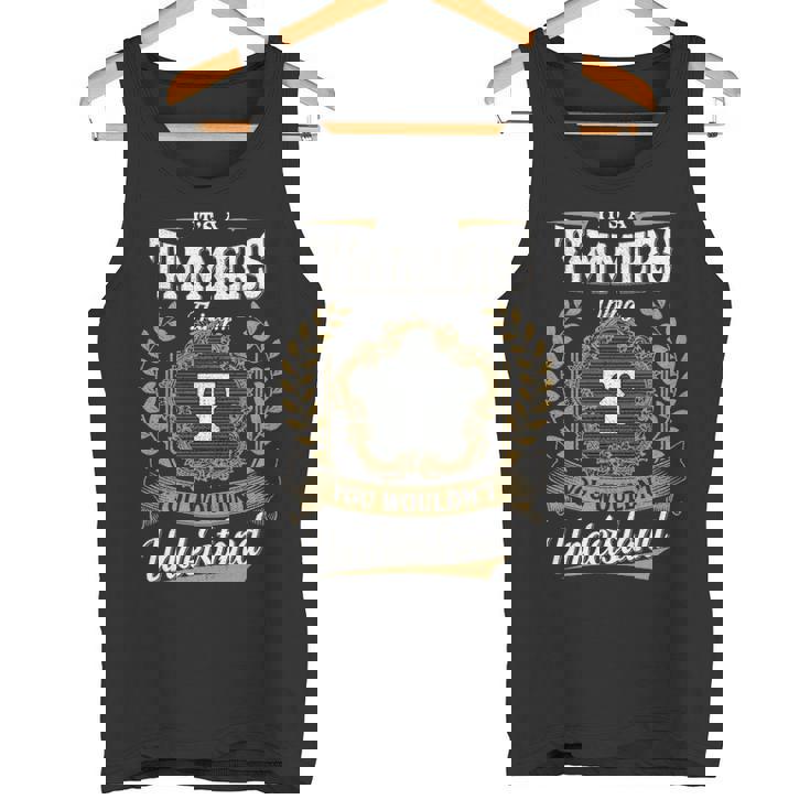 It's A Timmers Thing You Wouldn't Understand Personalized Last Name Timmers Family Crest Coat Of Arm Tank Top