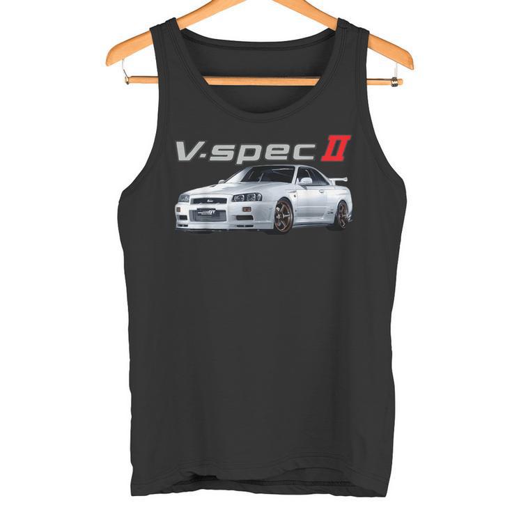 Jdm Auto R34-Spec Ii Rb26 Skyline Tank Top