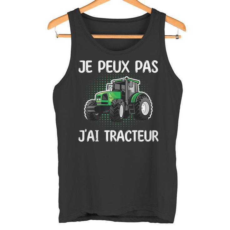 Débardeur Humour Agriculteur – « Je Peux Pas J’ai Moisson » – Cadeau Tracteur Pour Fermiers
