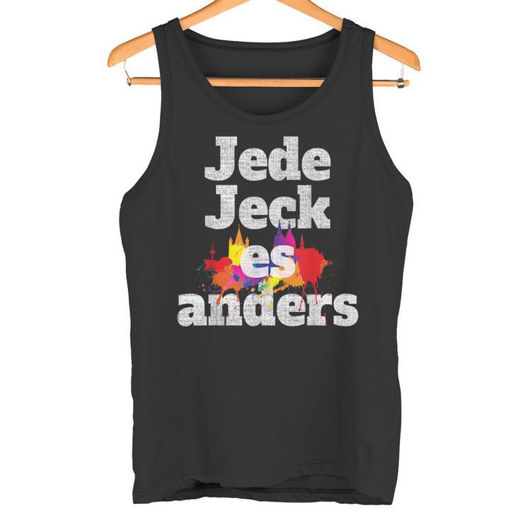 Jeder Jeck Es Anders Kölsches Grundgesetz Carnival In Cologne Tank Top