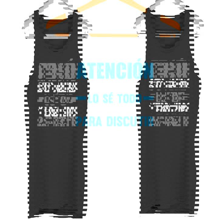 Jubilado Hombre Divertido Jubila Atención Estoy Jubilado Camiseta sin mangas