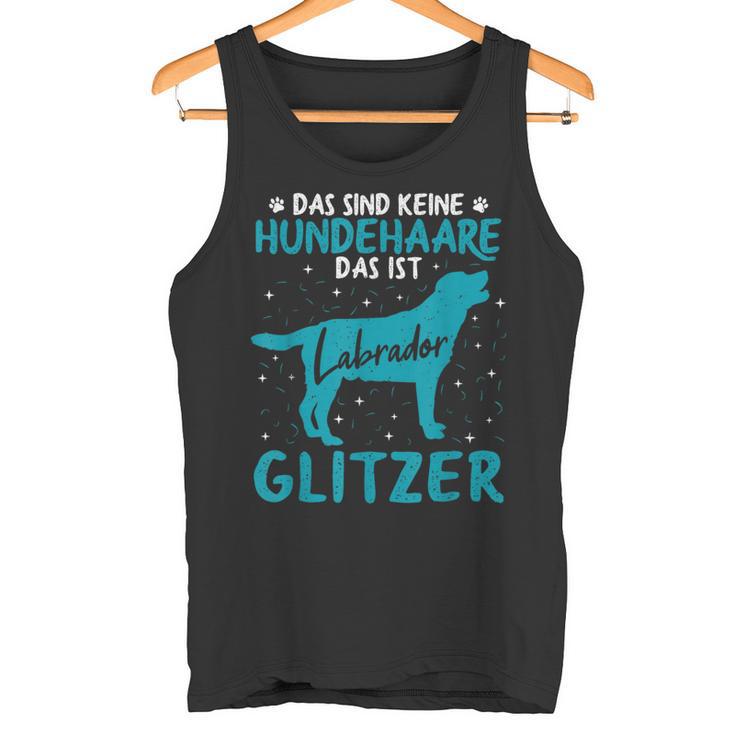 Labrador Glitter Dog Hair Dog Owners Tank Top