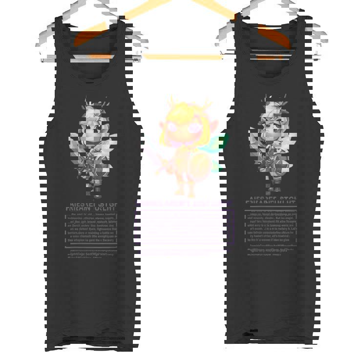 Las Hadas No Son Solo Luz Diseño Para Gamers Cuello Camiseta sin mangas