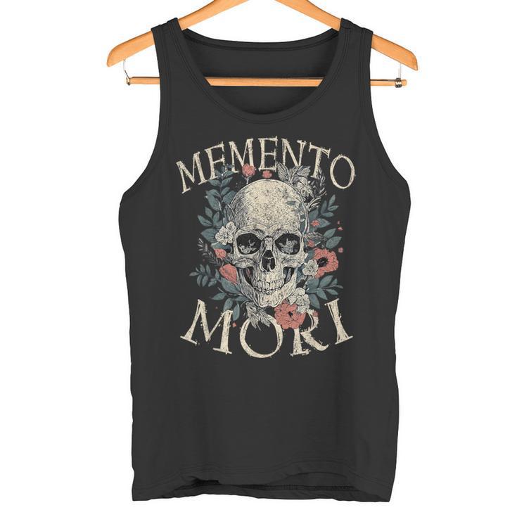 Latin Quotes Memento Mori Tank Top