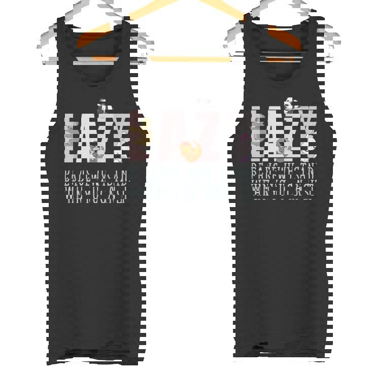 Lazy Morning Lazy Sunday Tank Top