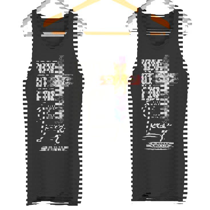 Let Your Lion Out Brandon Lake Merch Praise Jesus Tank Top