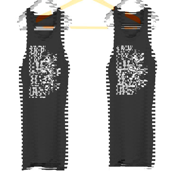 Levántate Si Te Gustan Los Dardos Diana Dart Sport Camiseta sin mangas