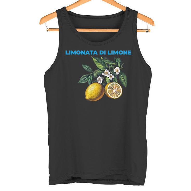 Limonata Di Limoneintage Lemon Lemonade Summer Tank Top