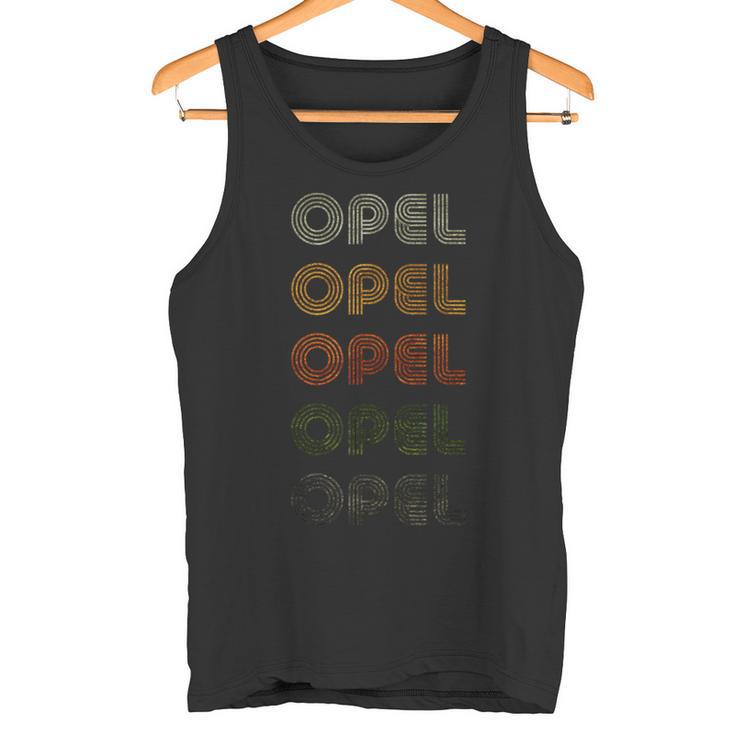 Love Heart Opel Grungeintage Style Opel Tank Top