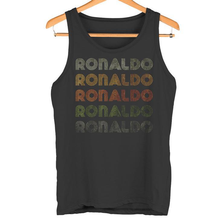 Love Heart Ronaldo GrungeVintage Style Ronaldo Tank Top