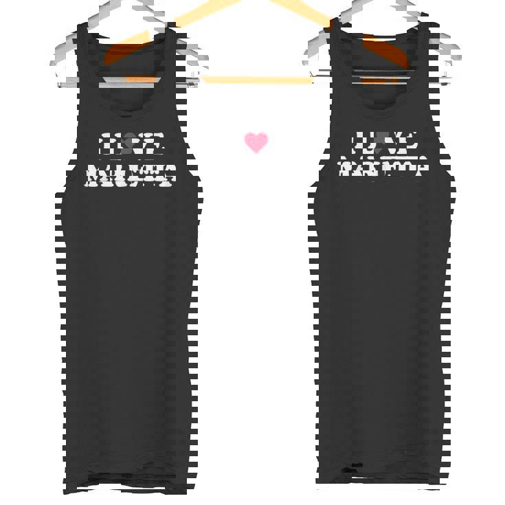 I Love Marietta Nombre De Marietta A Juego Para Novia Y Novio Camiseta sin mangas