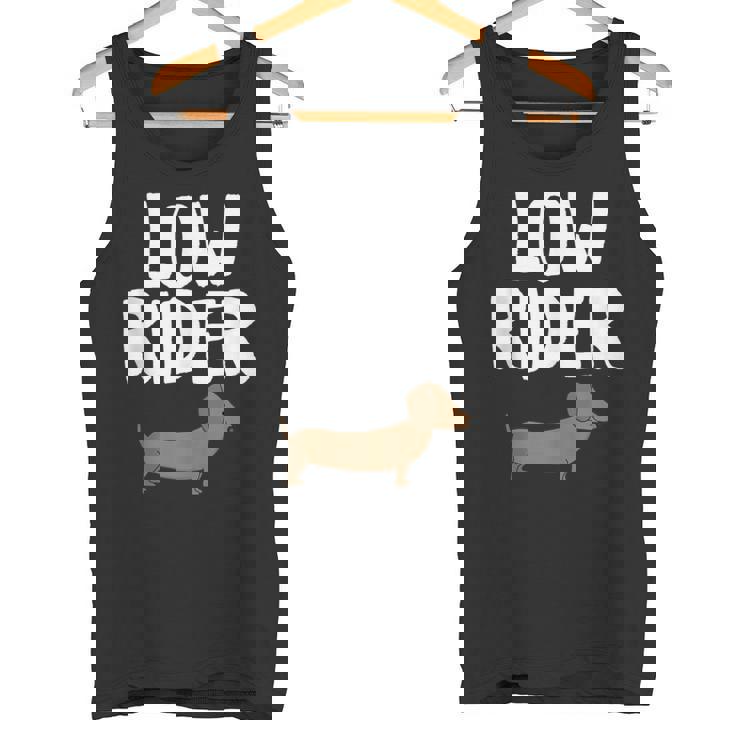 Low Rider Dachshund Dog Hilarious Cute Tank Top Tank Top