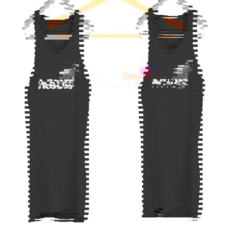 Maldive Cocktail Resort Souvenir Regaloacanza Spaggia Canotta
