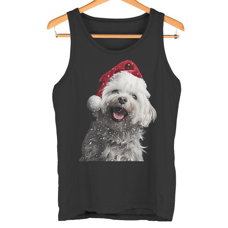 Maltese Christmas Tank Top