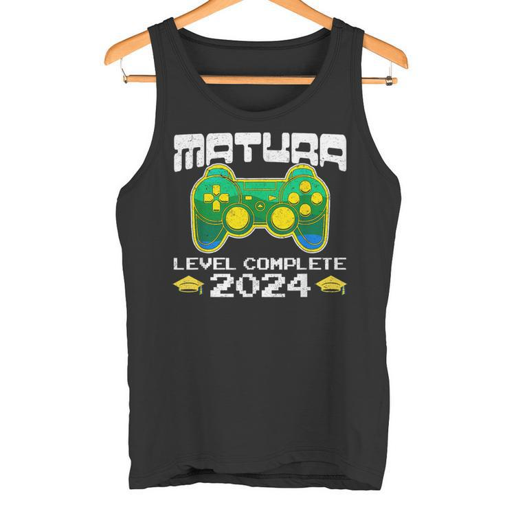 Matura 2024 Level Complete Maturanten Gamer Tank Top