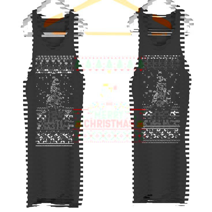 Meccanico Camicia Meccanico Albero Di Natale Ugly Maglione Canotta