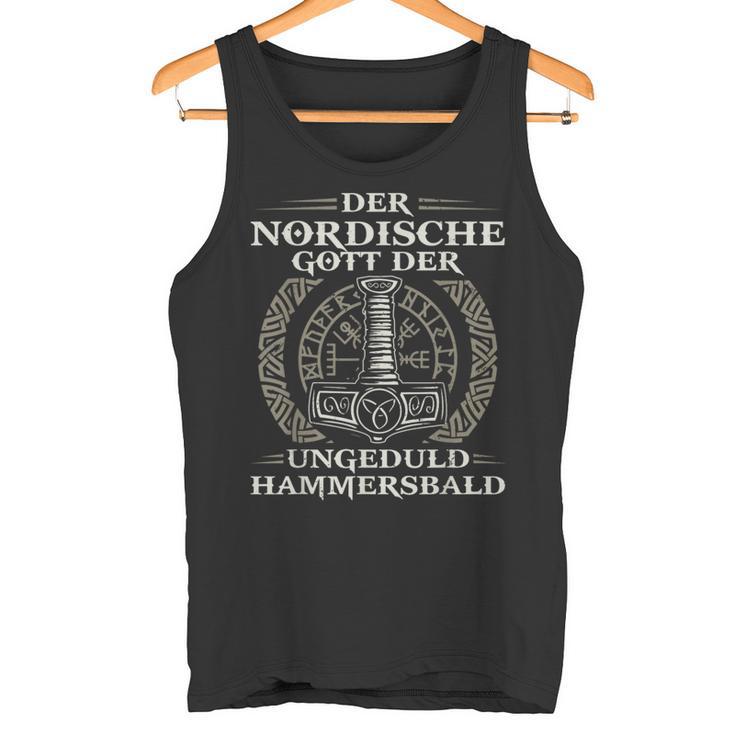 Nordic Mythology Patience Impatience Hammersbald Tank Top