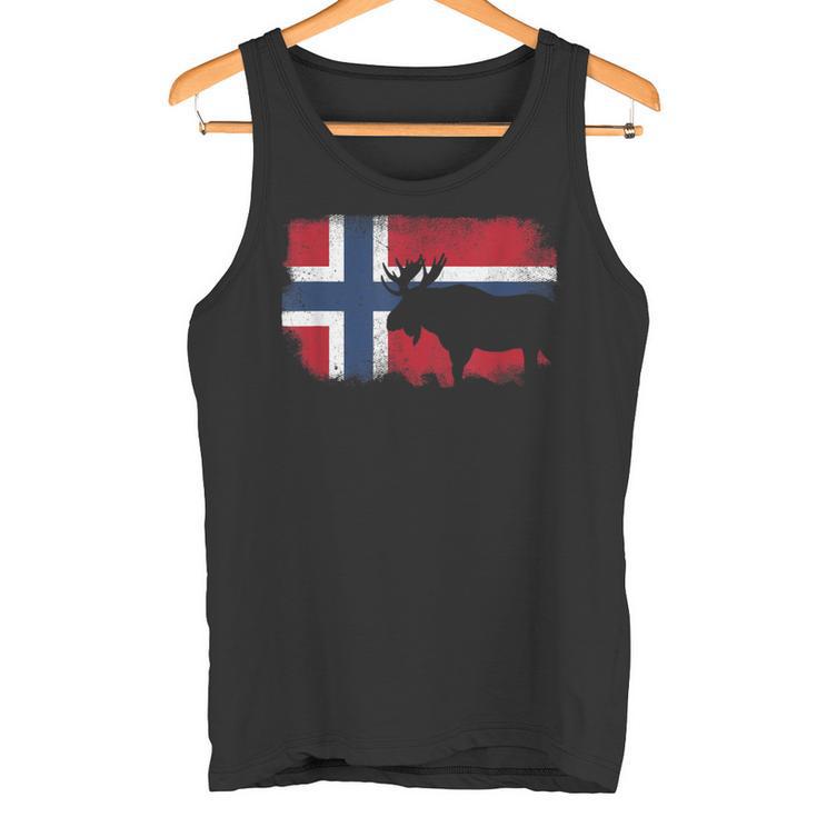 Norwegian Flag Noreg Norge Scandinavia Norway Tank Top