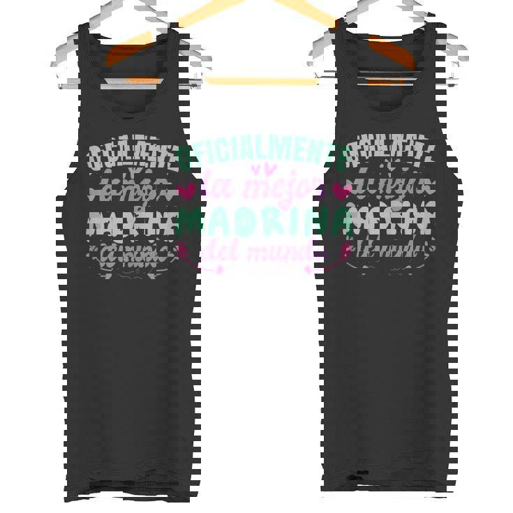 Oficialmente La Mejor Madrina Del Mundo Sin Mangas Camiseta sin mangas