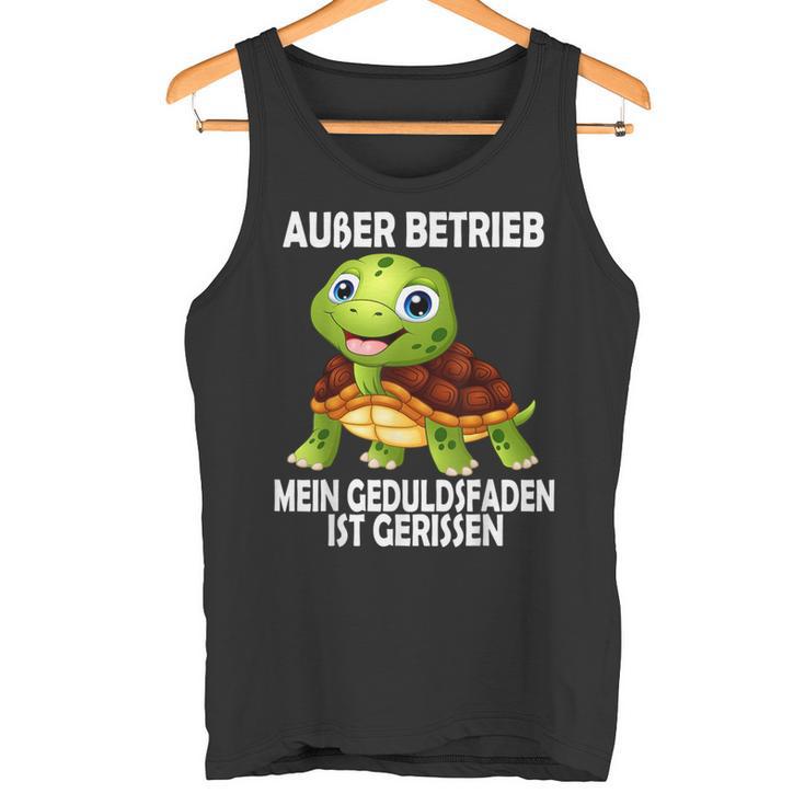 Ohne Betrieb Schildkrötle Tank Top