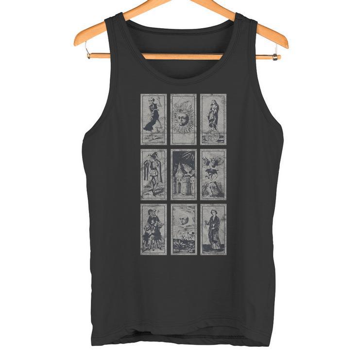 Okkult Tarot Karten Card Occult Esotericintage Tank Top