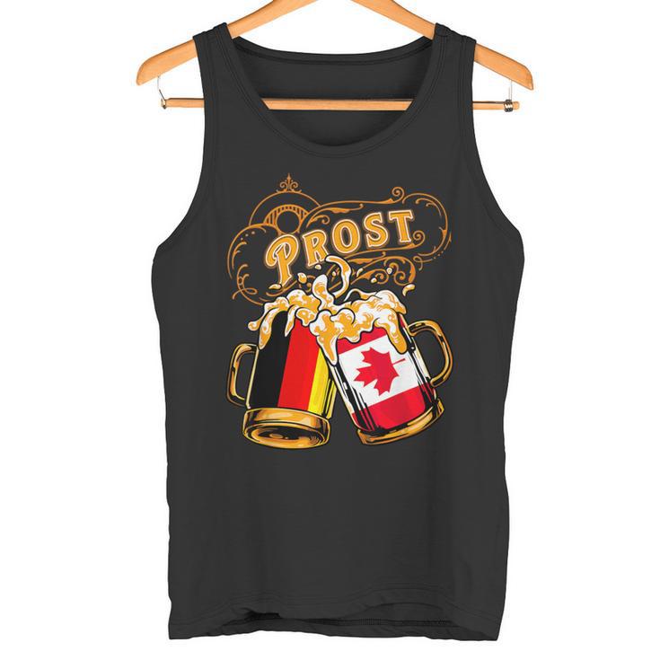 Oktoberfest Wiesn Prost Deutschland Canada Tank Top