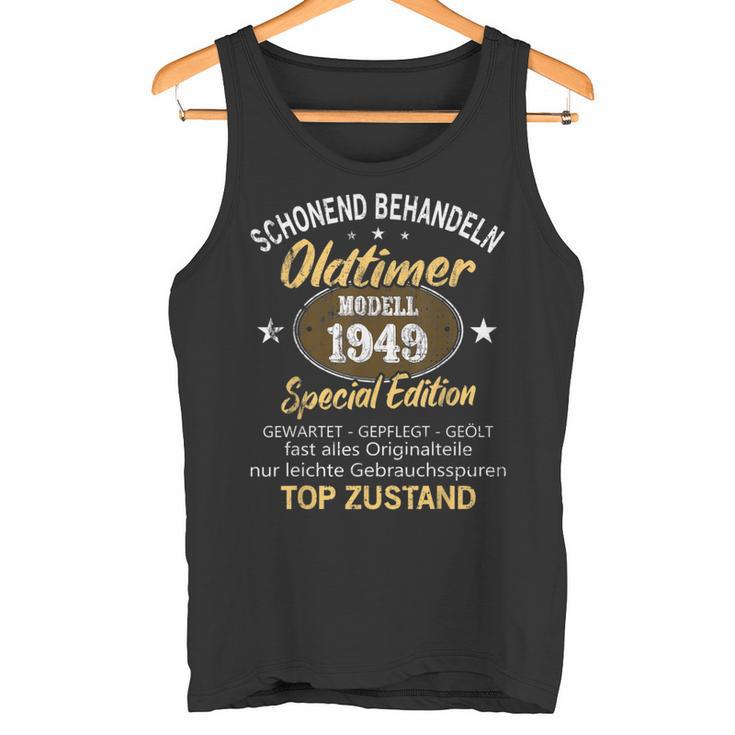 Oldtimer Baujahr 1949 Geborenintage 1949 Birthday Tank Top