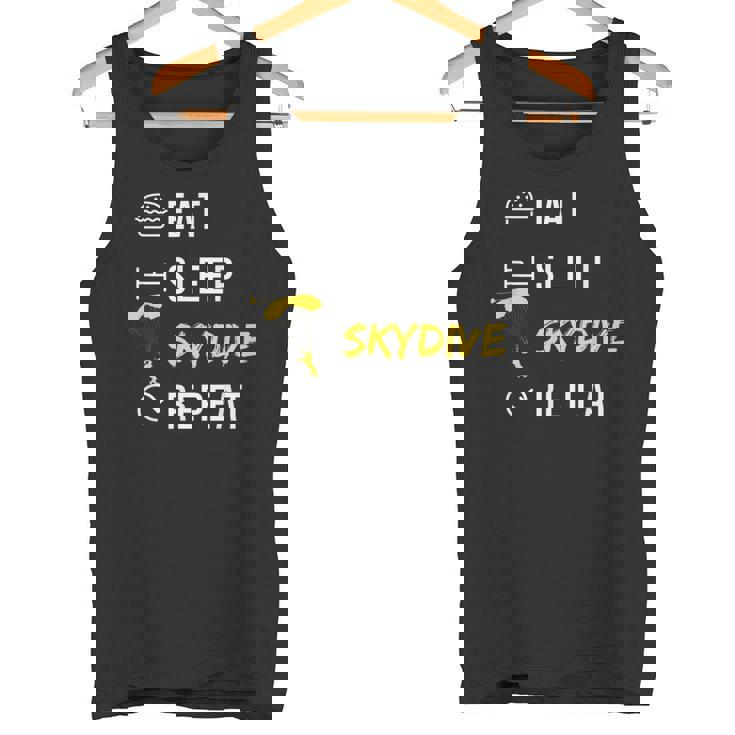 Paracadute Figura Paracadutismo Skydive Canotta