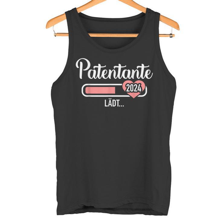 Patentante 2024 Lades Pregnancy Announcement Tank Top