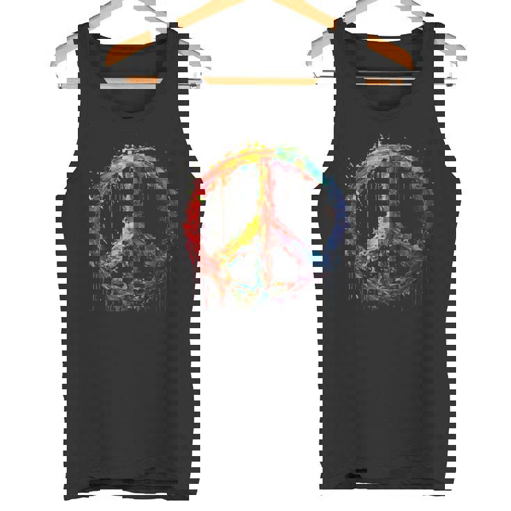 Peace Love Costume Hippie Symbole De Paix Années 60 Et 70 Débardeur e