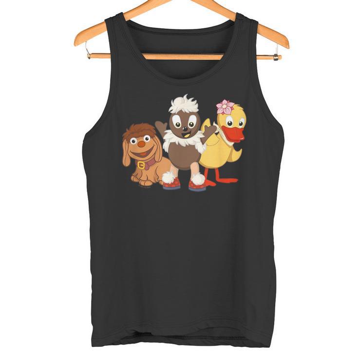 Pittiplatsch Schnatterinchen Und Moppi Drei Freunde Tank Top