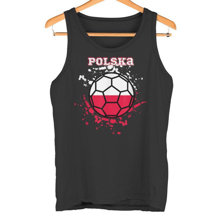 Polen Fußball Polska Fan-Trikot Mit Polnischer Flag Tank Top