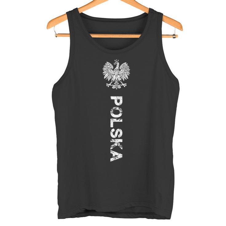 Polska Coat Of Arms And Eagle Tank Top