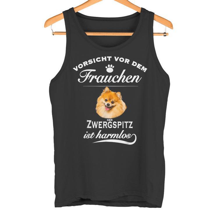 Pomeranian Orsicht Frauchen Tank Top