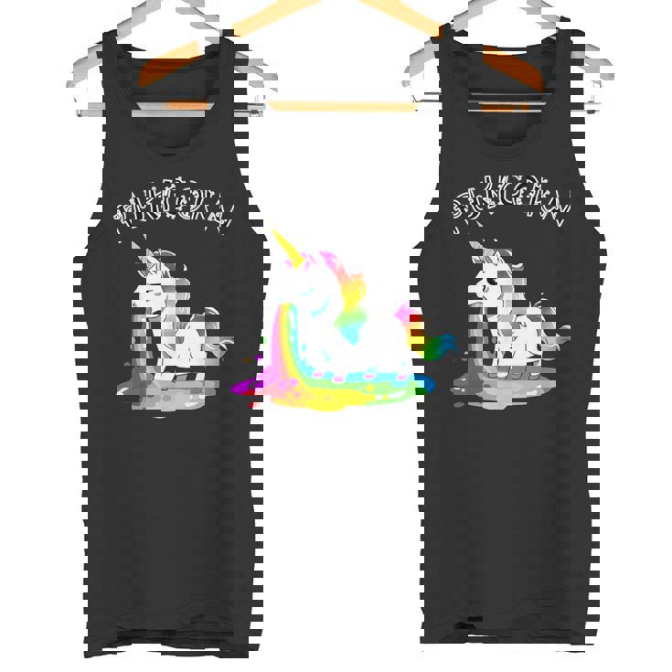 Pukicornómito De Unicorniosómito De Arco Iris Camiseta sin mangas