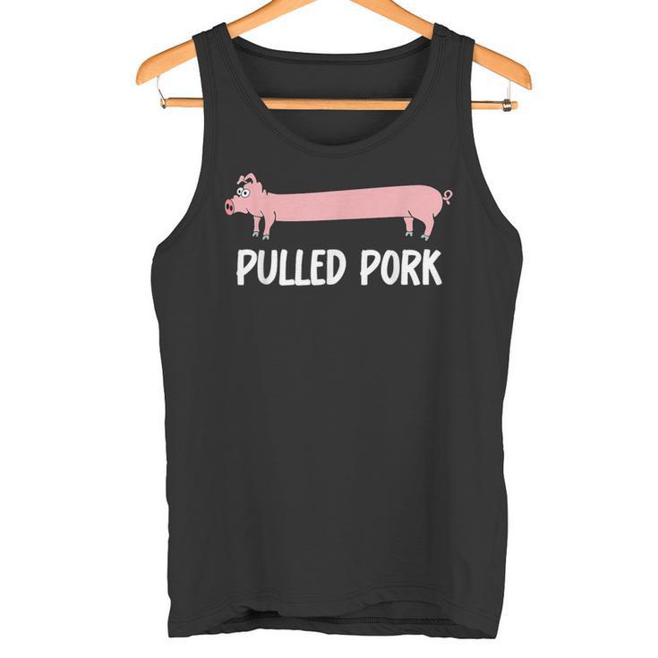 Pulled Pork Lustiges Schweinchen Bbq Tank Top