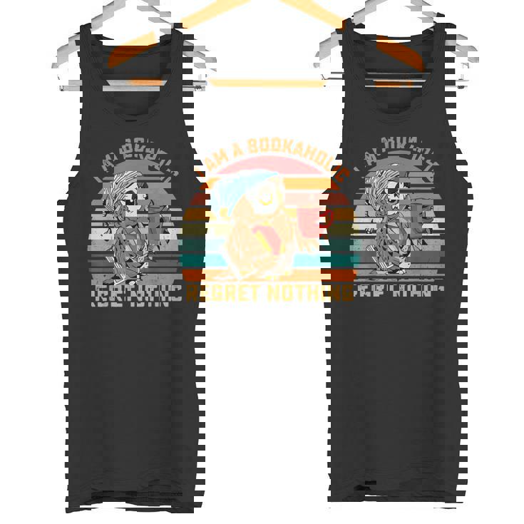 Regalo Para Amantes De Libros Con Texto En Inglés I Am A Bookaholic And I Arrepient Camiseta sin mangas