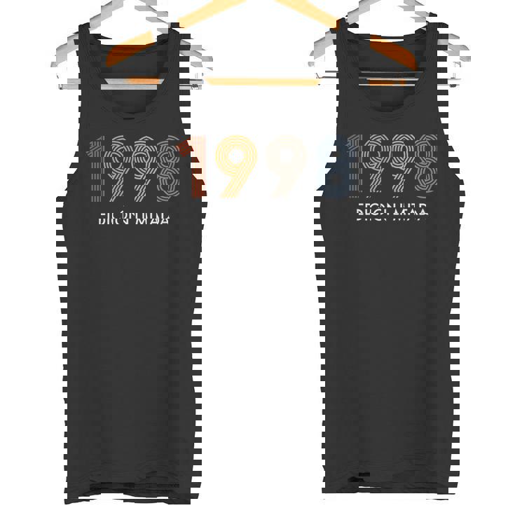 Retro 26 Años Nacido En 1998 Edición Limitada 26 Cumpleaños Camiseta sin mangas